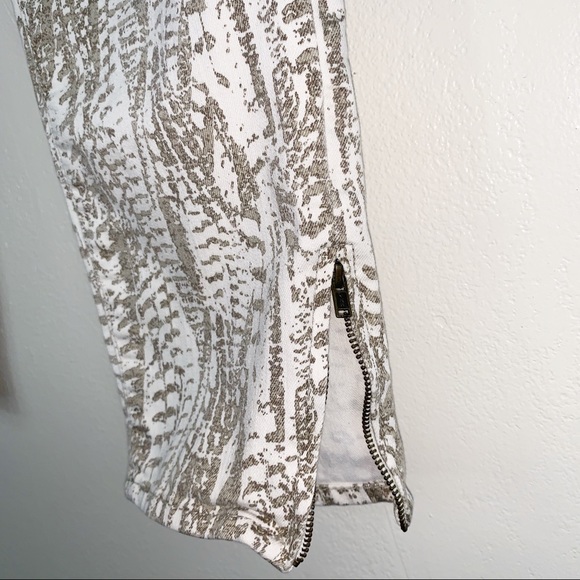 Free people printed skinny ankle zip pants - Picture 3 of 8